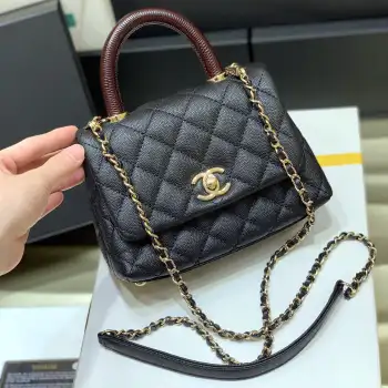 2215 Genuine Leather Handbag Women s Crossbody Bag Replica Chanel womens bags