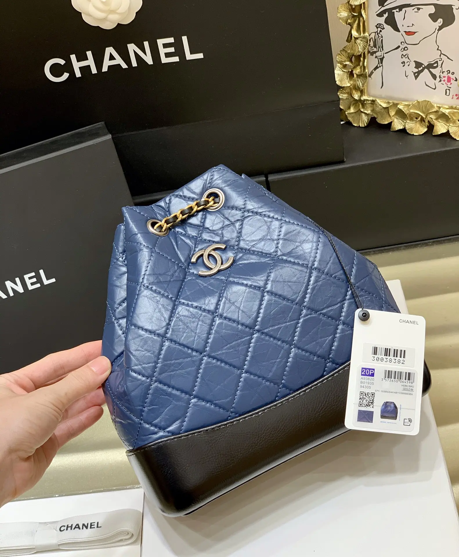 Chanel A93820 Replica Series Double Backpack Double Backpack
