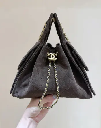 AS52930 Early Spring Vacation Series Suede Handbag Women s Crossbody Bag Replica Chanel womens bags