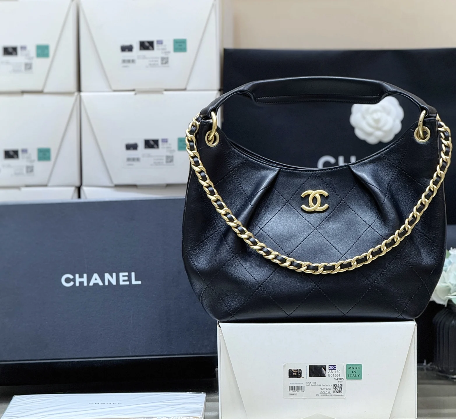 Chanel AS59780 Early Spring Vacation Series Hippie Bag Women s Shoulder Bag Chanel AS59780 Early Spring Vacation Series Hippie Bag Women s Shoulder Bag