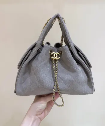 AS52930 Early Spring Vacation Series Suede Handbag Women s Crossbody Bag Replica Chanel womens bags