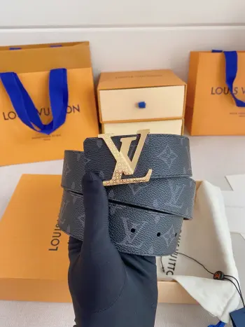 Premium Steel Buckle Double-Sided Belt Men s Belt Replica Louis Vuitton Mens Belts
