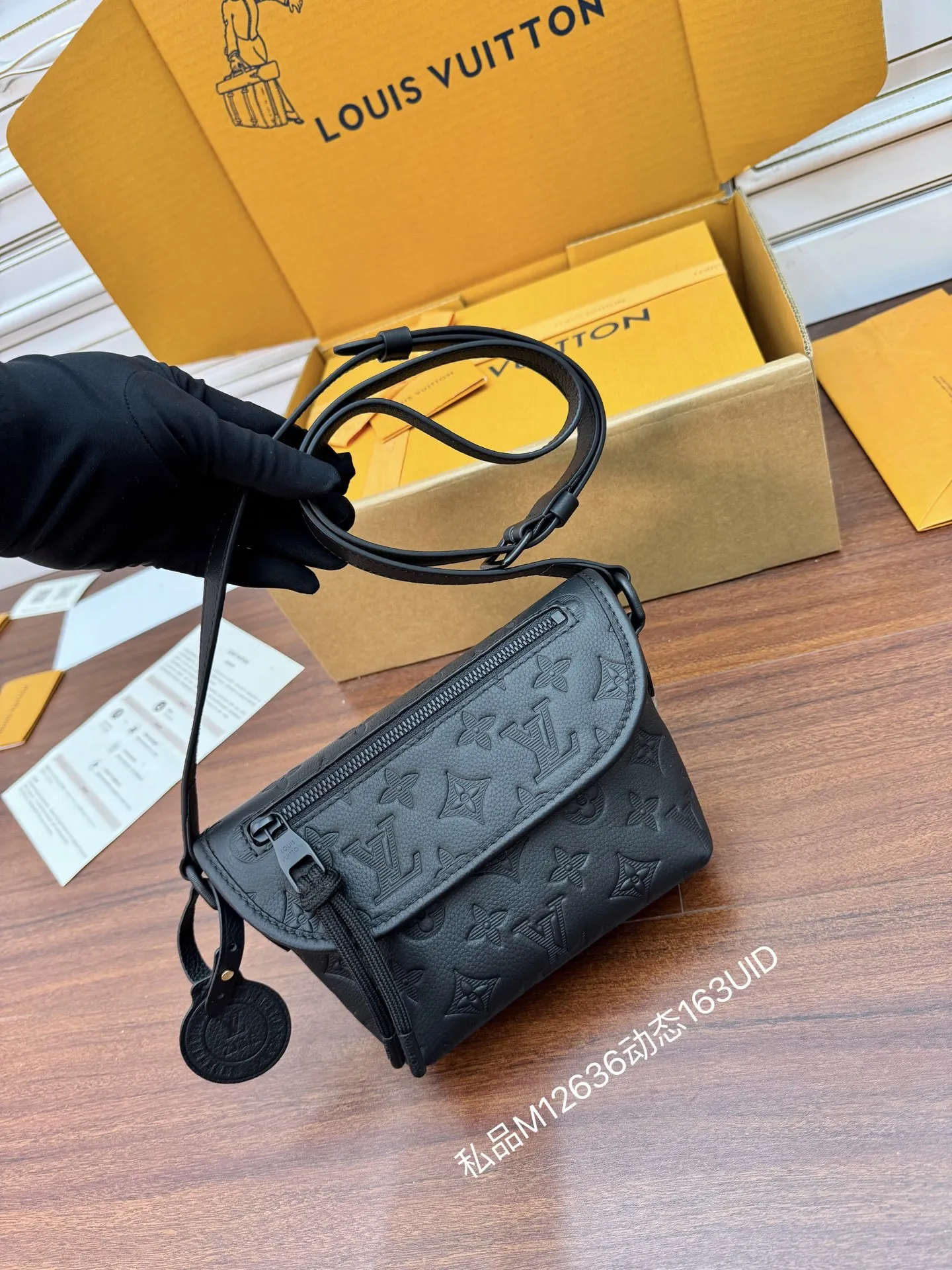 Louis Vuitton M12636 Imported Diamond Handbag Women s Crossbody Bag