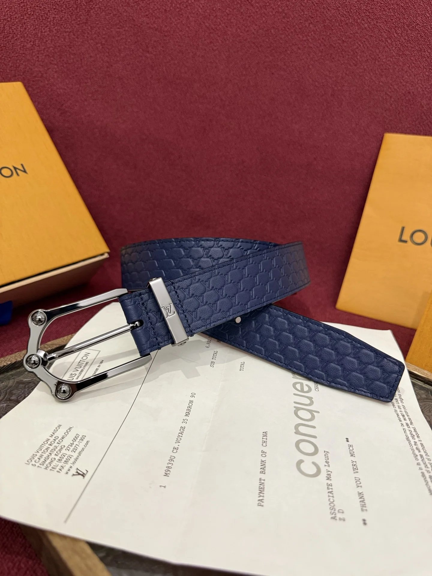 Louis Vuitton Letter pattern belt men s belt Louis Vuitton Letter pattern belt men s belt
