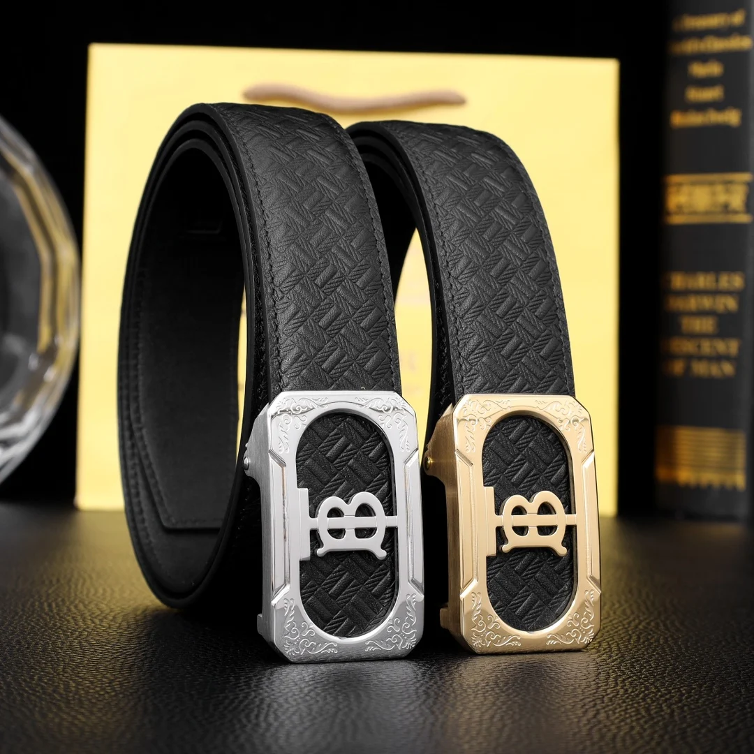 Burberry Premium Steel Buckle Belt Men s Belt