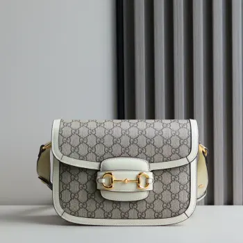 602204 All-copper Horse Bit Buckle Saddle Bag Women s Crossbody Bag Replica Gucci womens bags