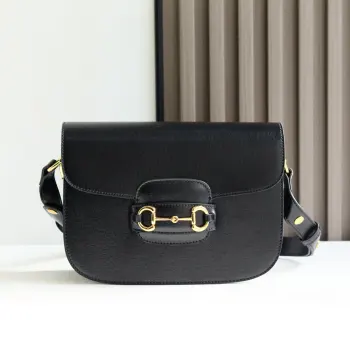 602204 All-copper Horsebit Buckle Saddle Bag Women s Crossbody Bag Replica Gucci womens bags