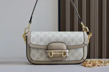 735178 All-copper Horsebit Buckle Saddle Bag Women s Crossbody Bag Replica Gucci womens bags