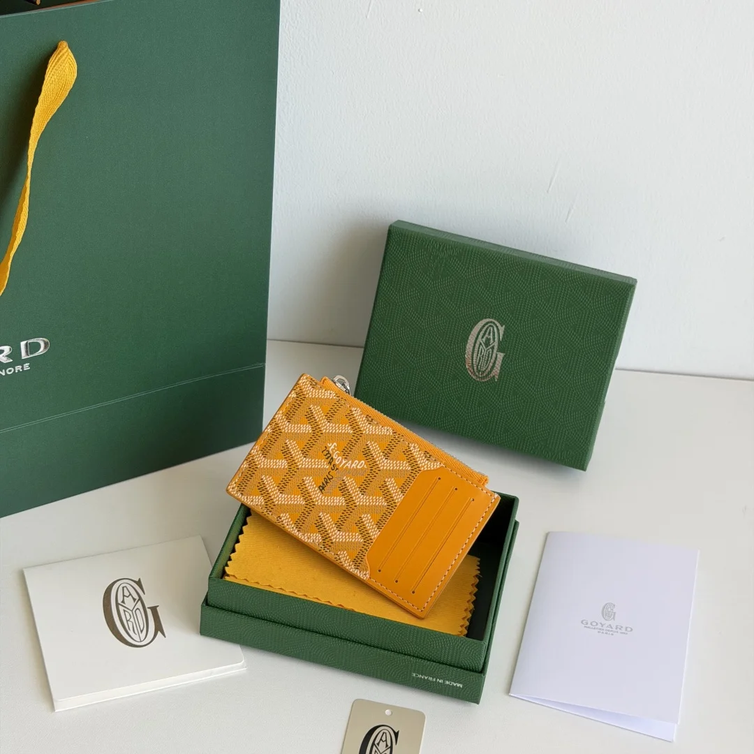 Goyard 3321 Cowhide Zipper Card Holder Wallet Goyard 3321 Cowhide Zipper Card Holder Wallet