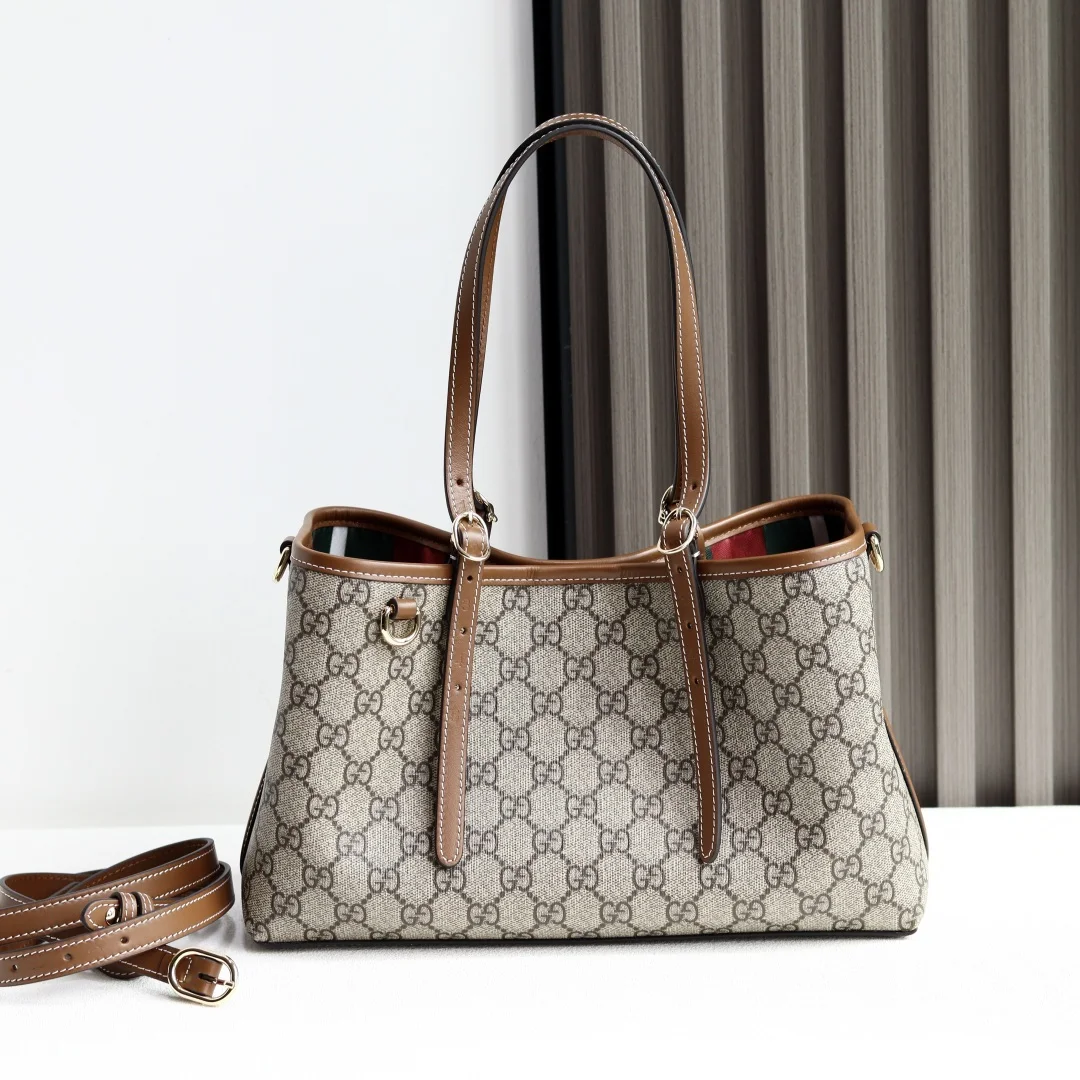 Gucci 815214 Medium Letter Pattern Tote Bag Women s Crossbody Bag