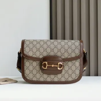 602204 All-copper Horsebit Buckle Saddle Bag Women s Crossbody Bag Replica Gucci womens bags