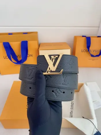 Premium Steel Buckle Double-Sided Belt Men s Belt Replica Louis Vuitton Mens Belts