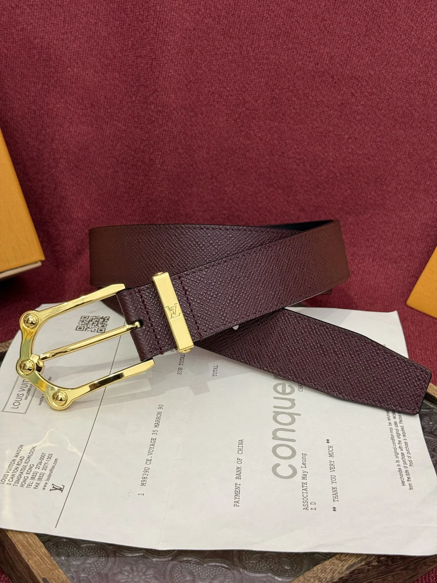 Louis Vuitton Letter pattern belt men s belt Louis Vuitton Letter pattern belt men s belt