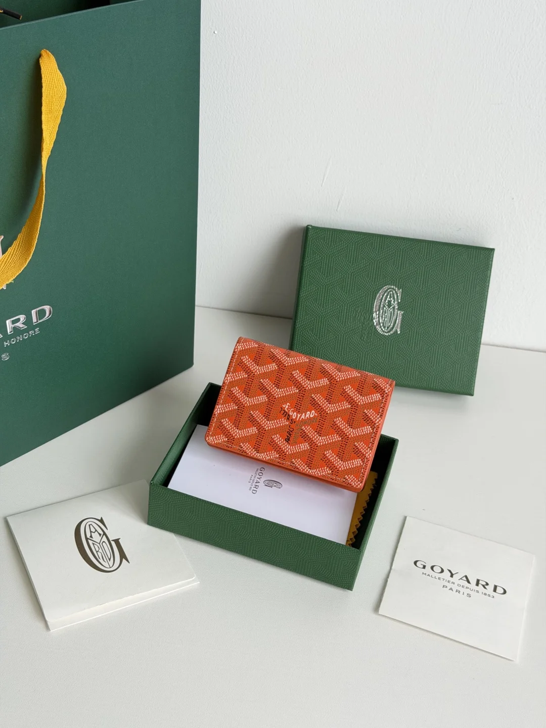 Goyard 3307 Cowhide Zipper Card Holder Wallet Goyard 3307 Cowhide Zipper Card Holder Wallet
