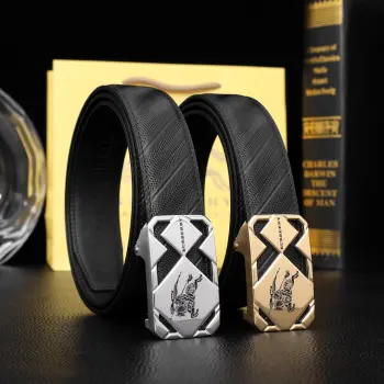 Premium Steel Buckle Belt Men s Belt Replica Burberry Mens Belts