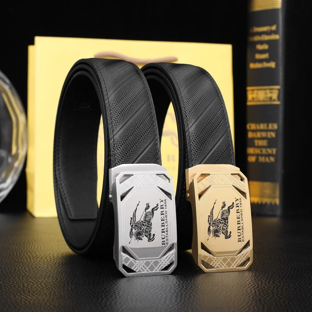 Burberry Premium Steel Buckle Belt Men s Belt