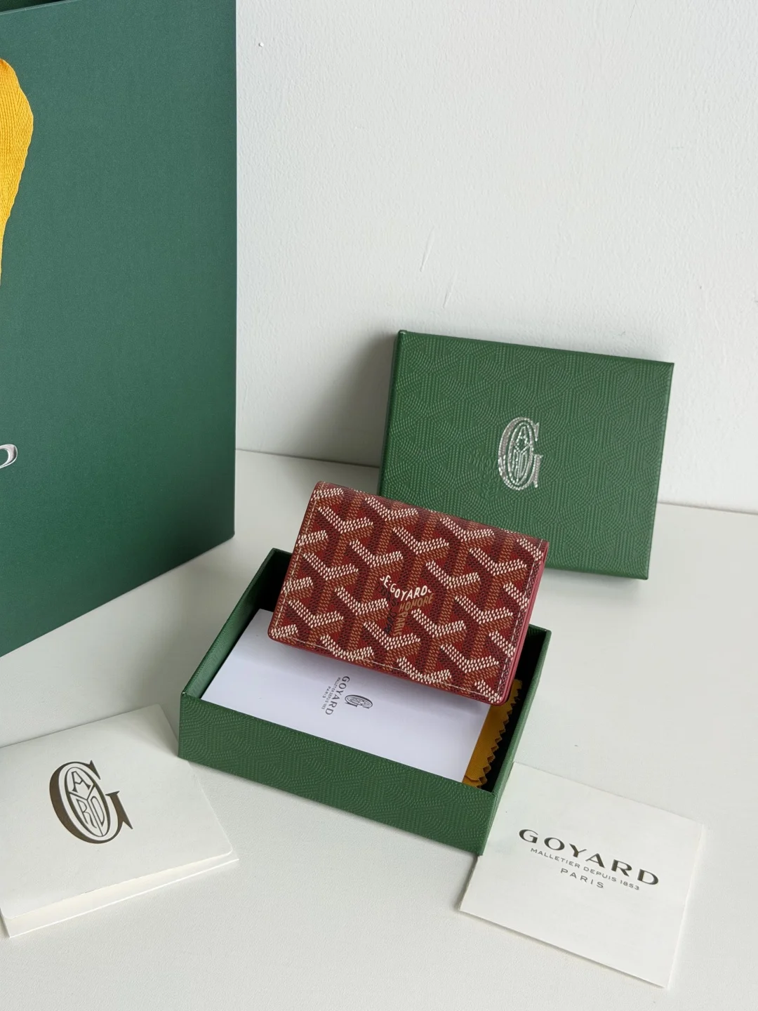 Goyard 3307 Cowhide Zipper Card Holder Wallet Goyard 3307 Cowhide Zipper Card Holder Wallet