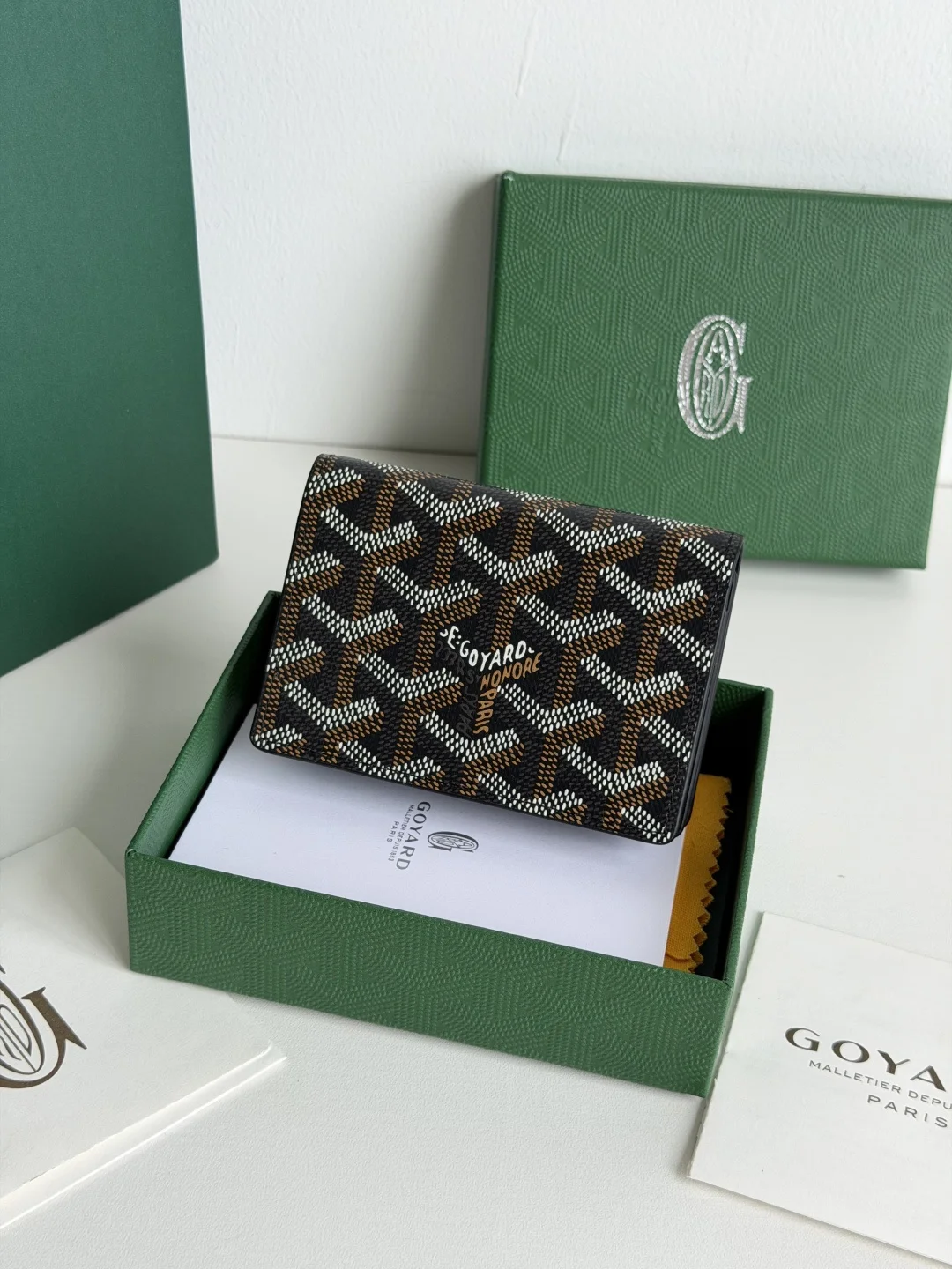 Goyard 3307 Cowhide Zipper Card Holder Wallet Goyard 3307 Cowhide Zipper Card Holder Wallet