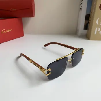 New high-end frameless sunglasses Replica Cartier Sunglasses