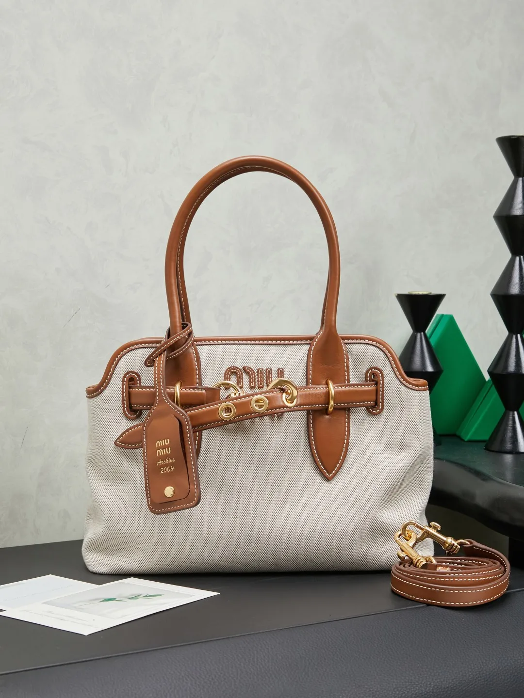 MIU MIU 5BA292 Vintage Tote Bag Women s Crossbody Bag MIU MIU 5BA292 Vintage Tote Bag Women s Crossbody Bag