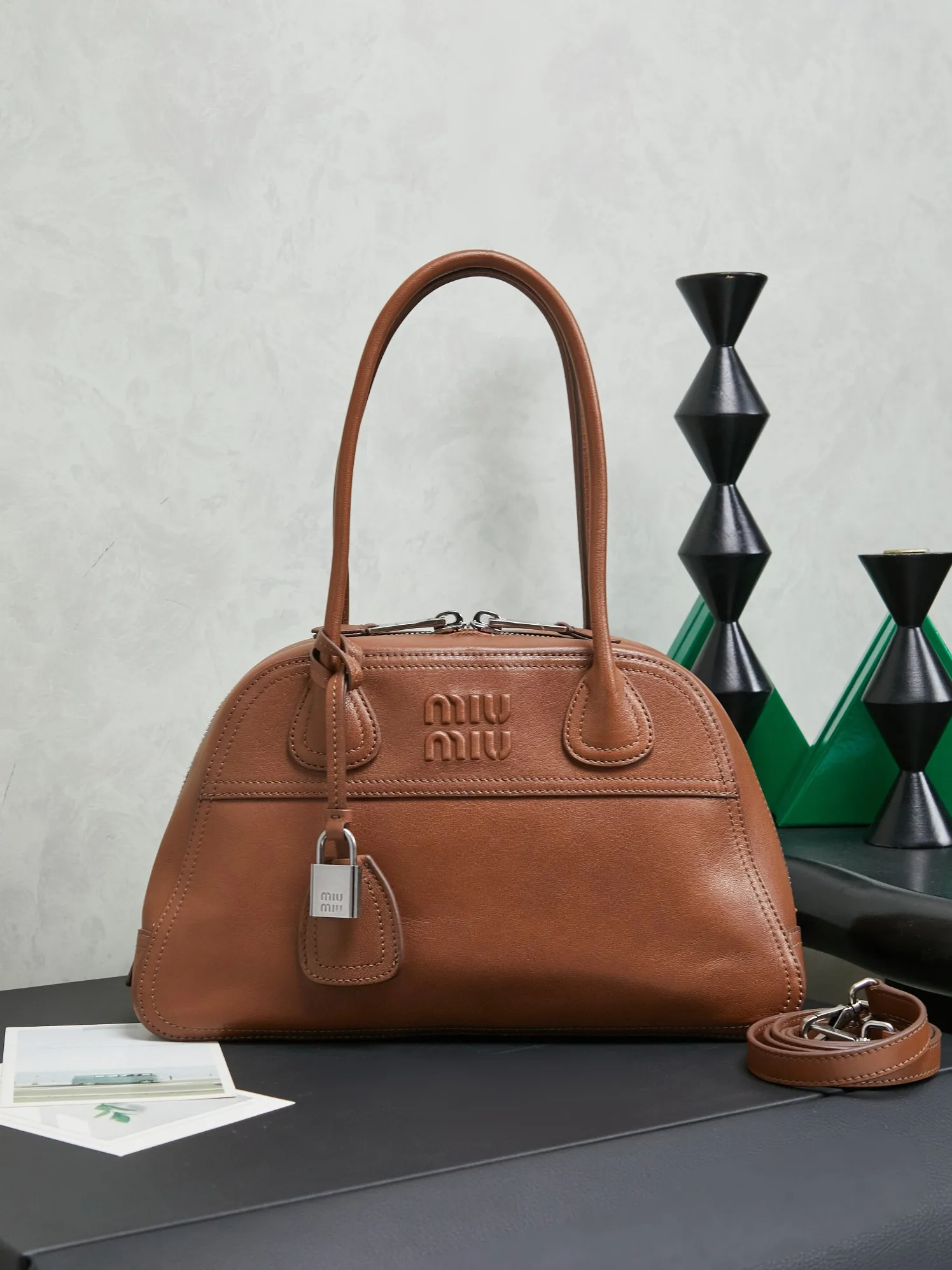 MIU MIU 5BB199 Suede Lambskin Bowling Bag Women s Shoulder Bag MIU MIU 5BB199 Suede Lambskin Bowling Bag Women s Shoulder Bag