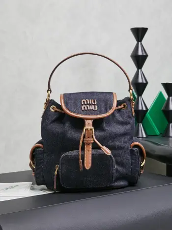 5BZ043 New College Style Backpack Backpack Replica MIU MIU backpacks