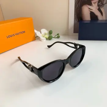 Cat-eye frame versatile trendy glasses Replica Louis Vuitton Sunglasses