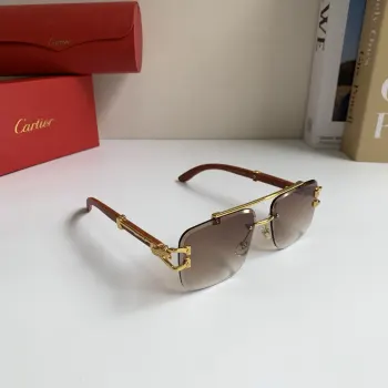 New high-end frameless sunglasses Replica Cartier Sunglasses