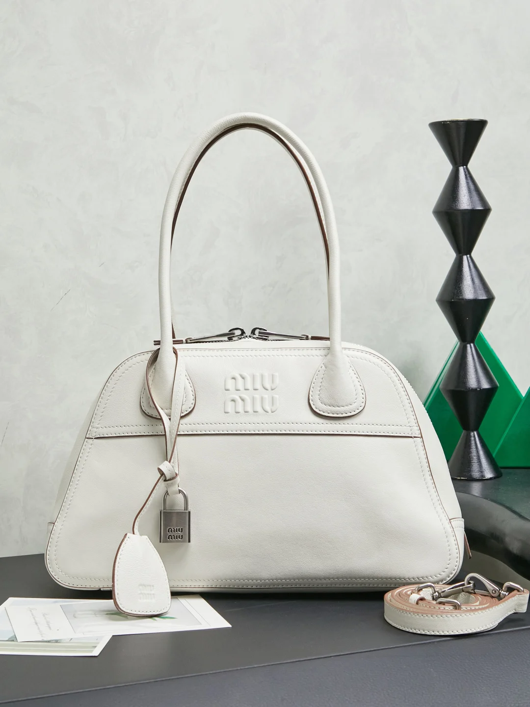 5BB199 Embossed Bowling Bag Women s Crossbody Bag 5BB199 Embossed Bowling Bag Women s Crossbody Bag