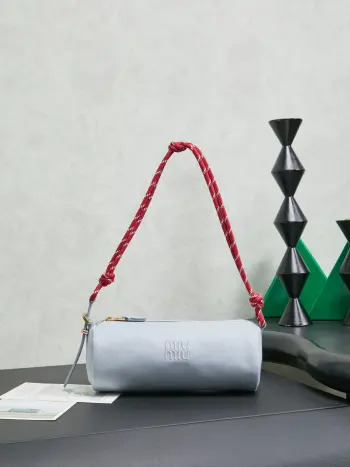 5NE851 New Twill Fabric Pencil Case Bag Women s Shoulder Bag Replica MIU MIU womens bags
