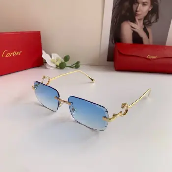 High-end square glasses Replica Cartier Sunglasses