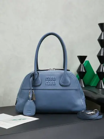 5BB200 Soft Lambskin Bowling Bag Women s Crossbody Bag Replica MIU MIU womens bags