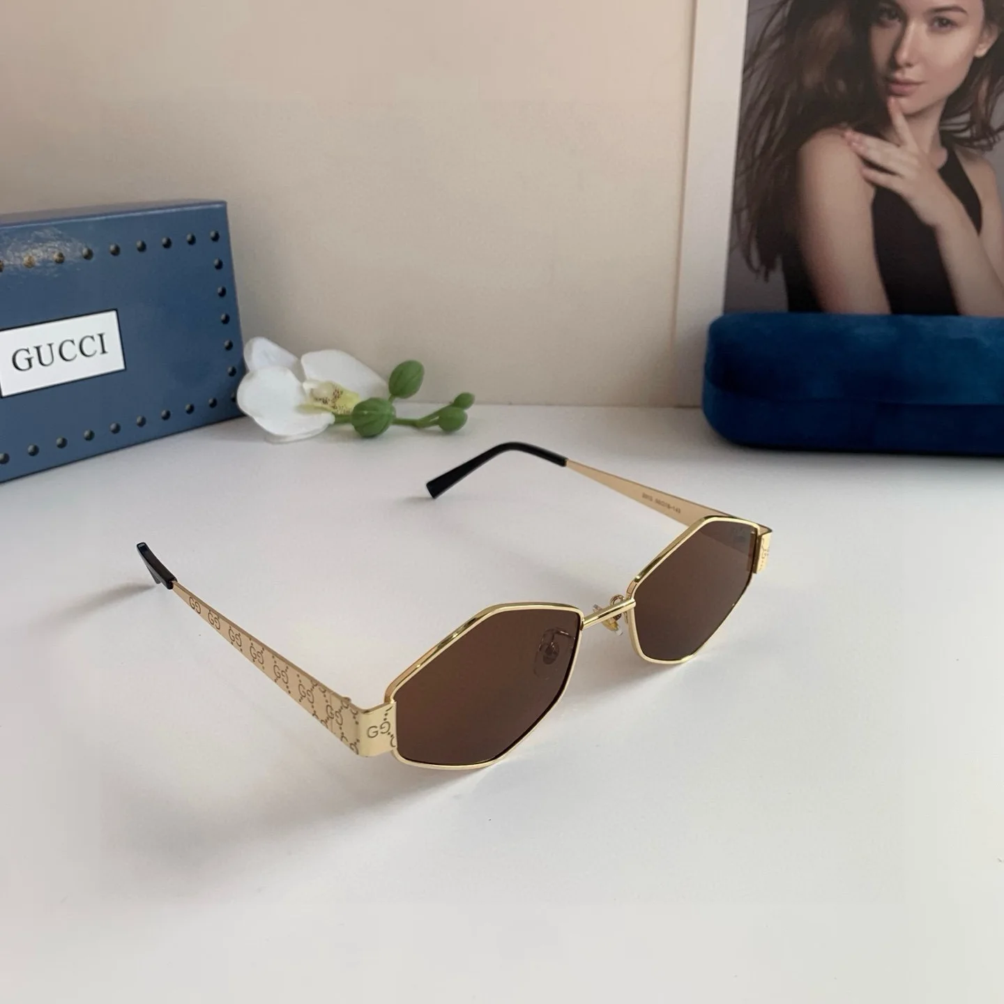 Gucci New Diamond Frame Sunglasses