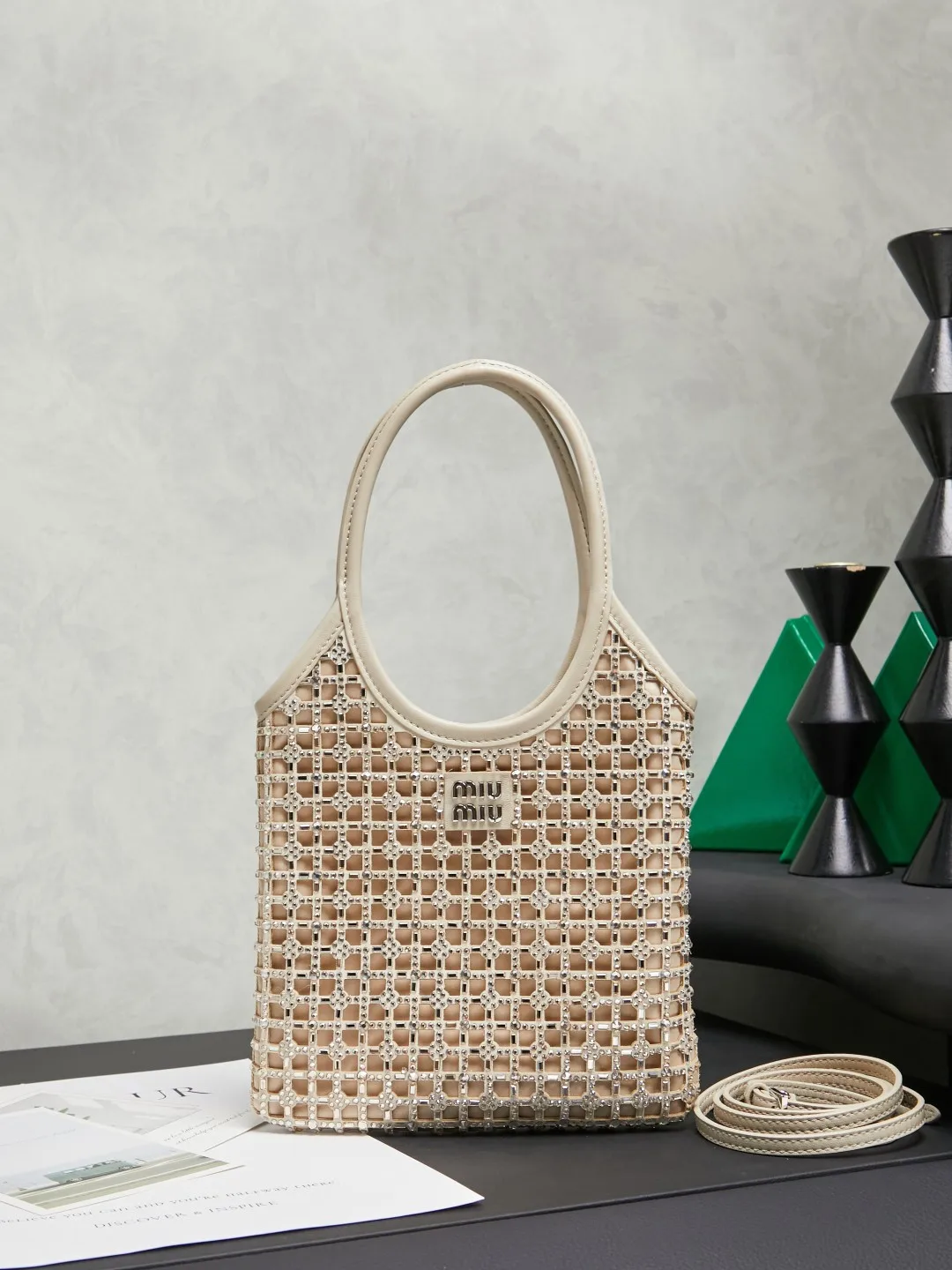 MIU MIU 5BA281 New Mini Diamond Bag Women s Crossbody Bag MIU MIU 5BA281 New Mini Diamond Bag Women s Crossbody Bag