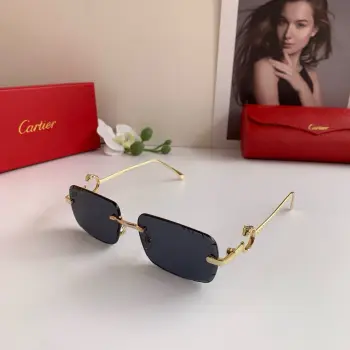 High-end square glasses Replica Cartier Sunglasses