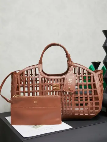 5BA293 Woven Pattern Handbag Women s Crossbody Bag Replica MIU MIU womens bags