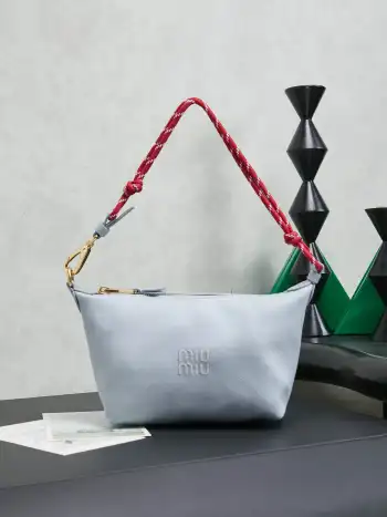 5NE841 New Denim Lunch Box Bag Women s Shoulder Bag Replica MIU MIU womens bags