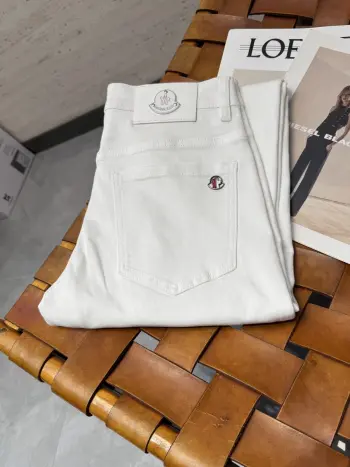 Spring and summer men s straight-leg wide-leg jeans Replica Moncler Jeans