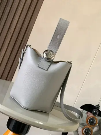 9047 Mini Soft Grain Cowhide Leather Bucket Handbag Women s Crossbody Bag Replica Loewe womens bags