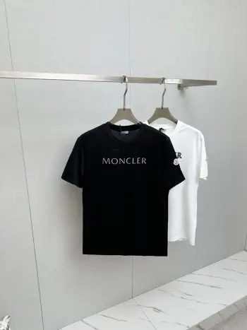 Latest short-sleeve round-neck T-shirt Replica Moncler Tshirts and Polos