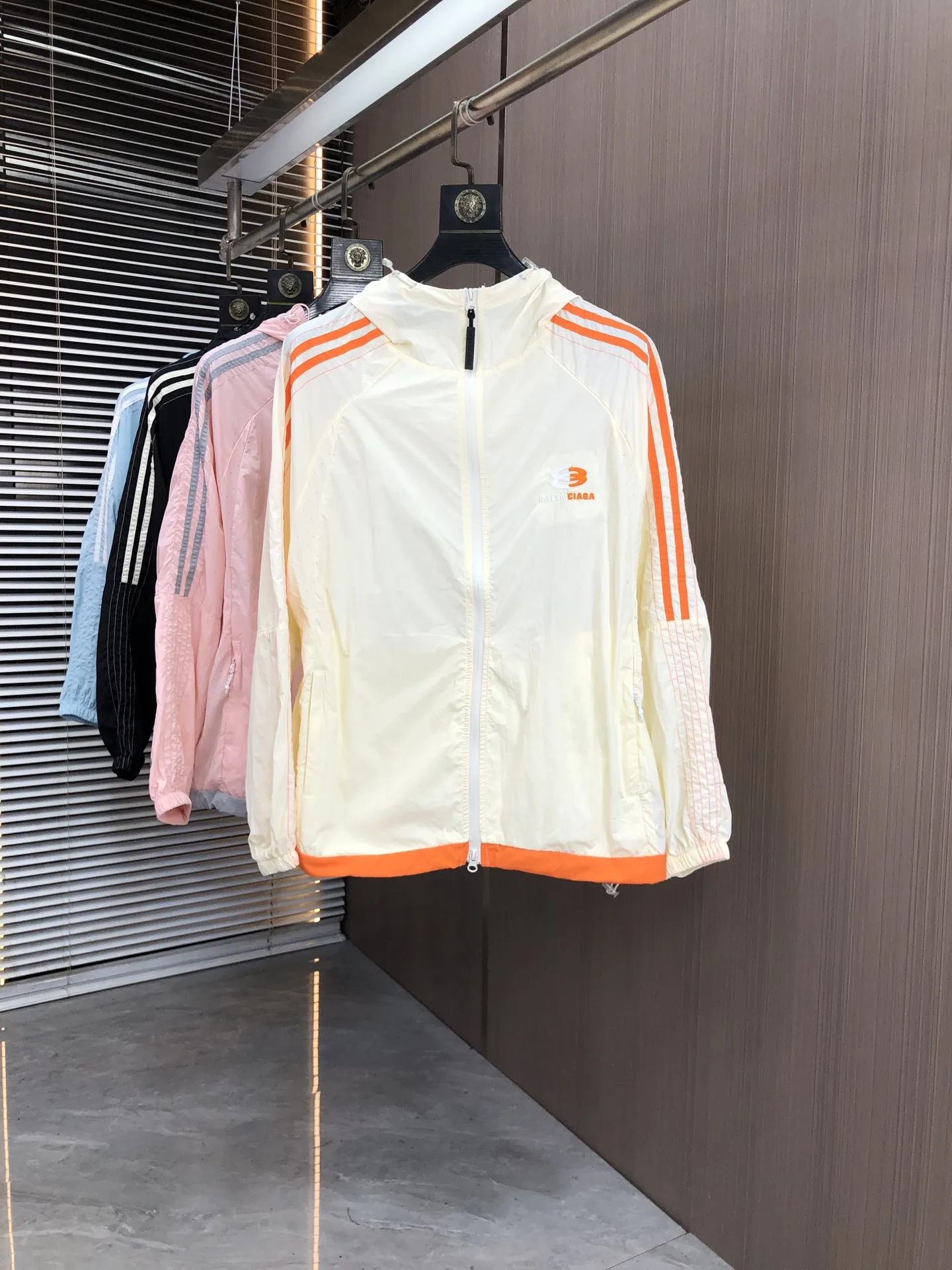 Balenciaga Imported fabric hooded sun protection shirt with UV protection. Balenciaga Imported fabric hooded sun protection shirt with UV protection.