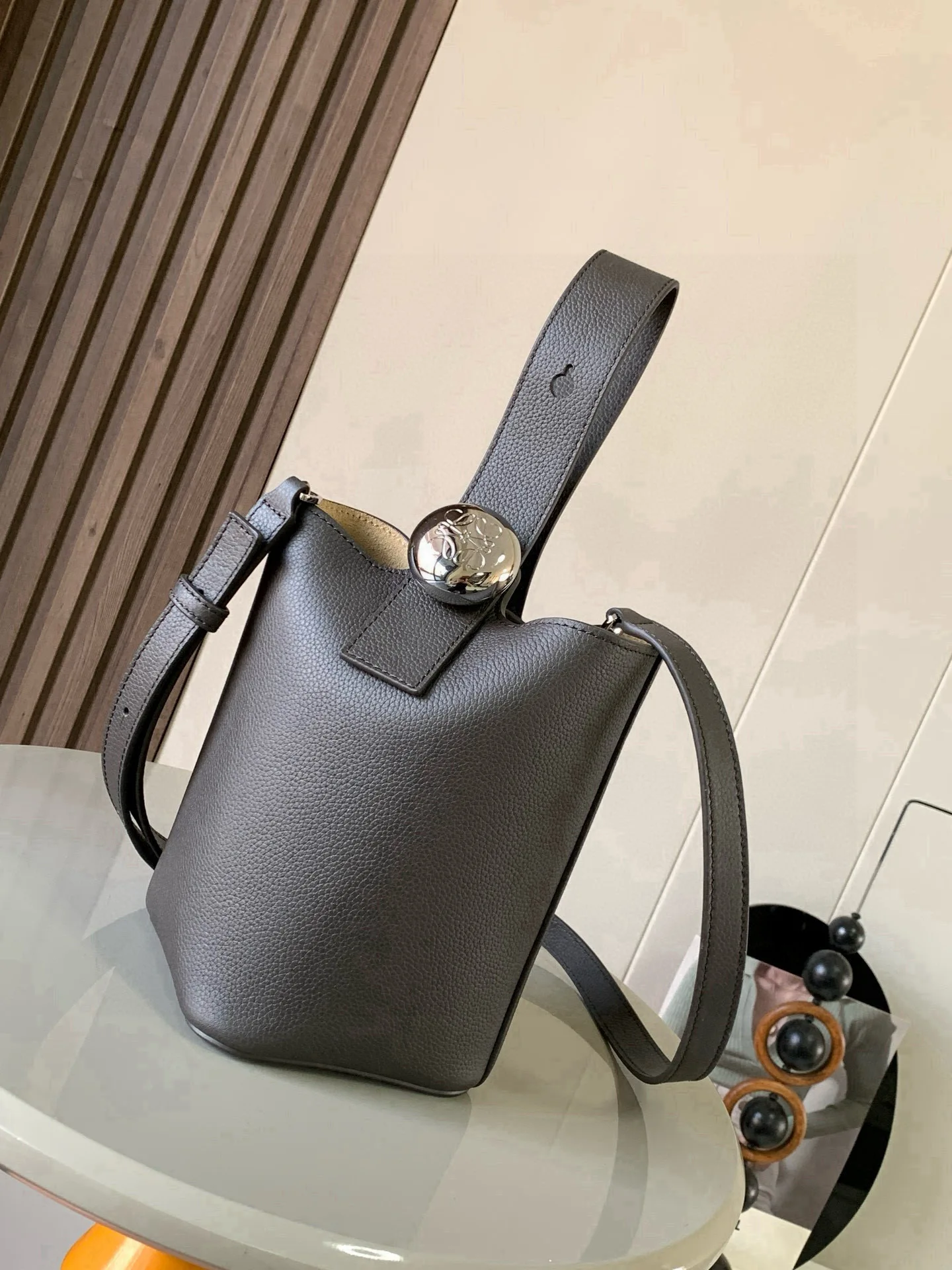 Loewe 9047 Mini Soft Grain Cowhide Leather Bucket Bag Women s Crossbody Bag Loewe 9047 Mini Soft Grain Cowhide Leather Bucket Bag Women s Crossbody Bag