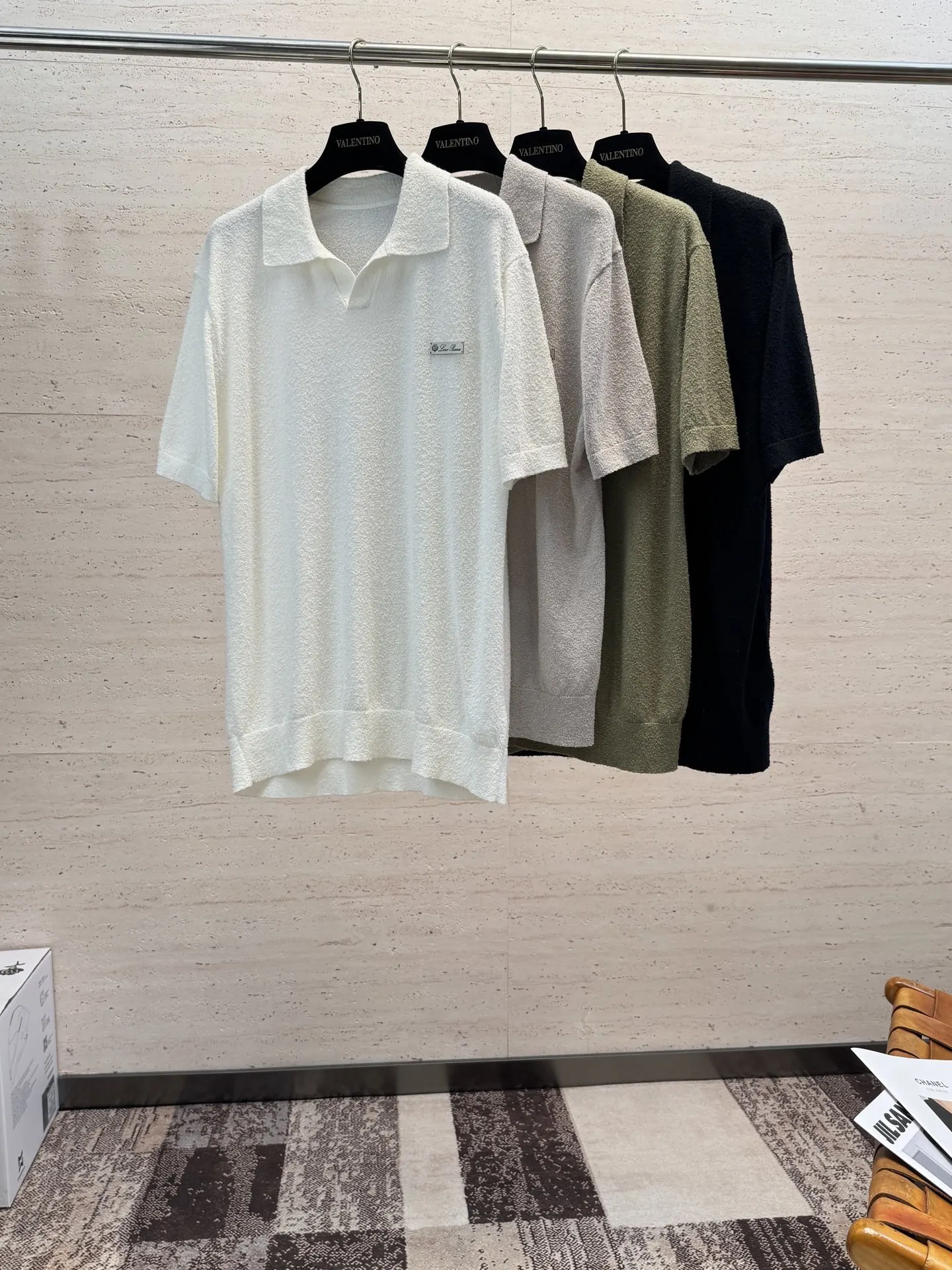Loro Piana Spring and summer men s short-sleeve polo sweater