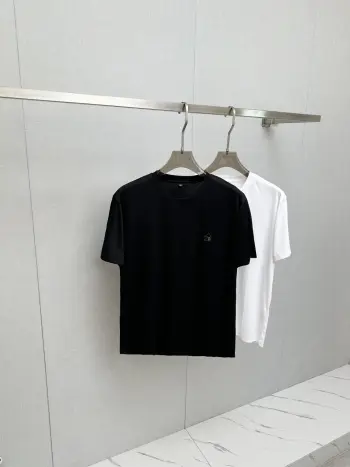 Spring and summer new short-sleeved T-shirts Replica Hermes Tshirts and Polos