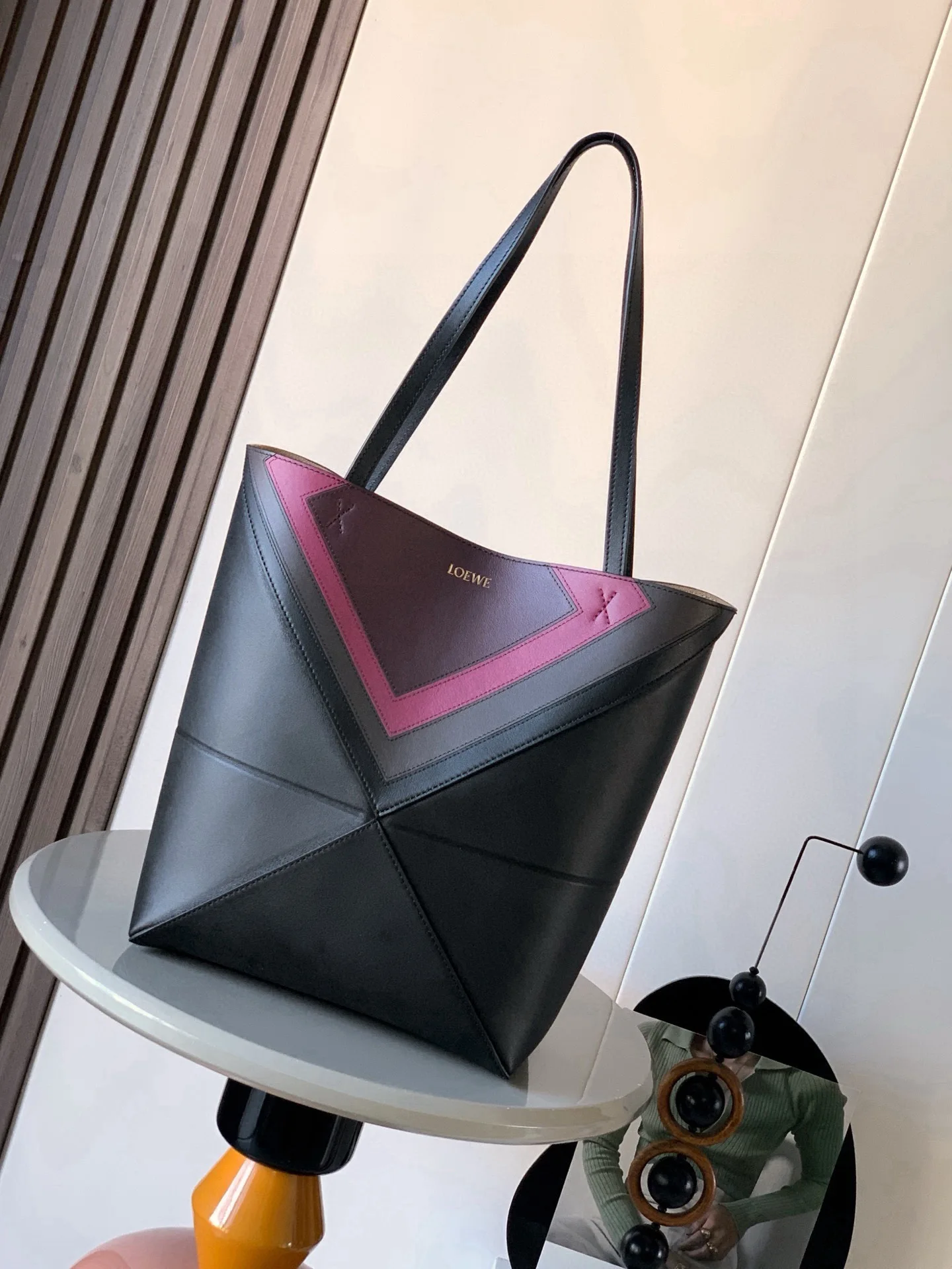Loewe Medium Napa leather handbag Women s shoulder bag