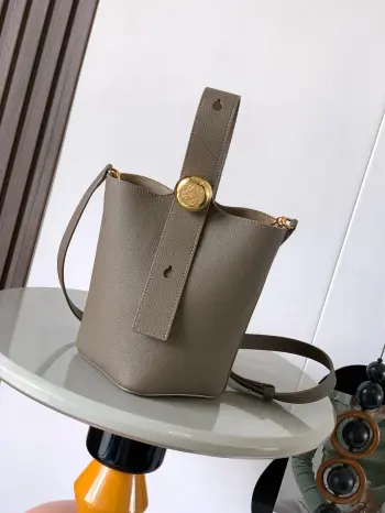 9047 Mini Soft Grain Cowhide Leather Bucket Bag Women s Crossbody Bag Replica Loewe womens bags
