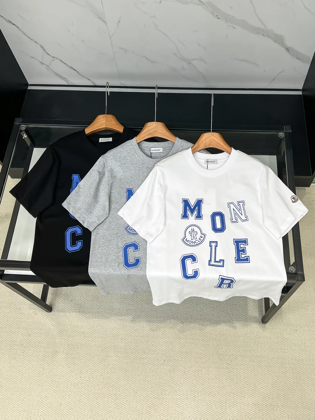 Moncler War Horse Series Short Sleeve Round Neck T-Shirt Moncler War Horse Series Short Sleeve Round Neck T-Shirt