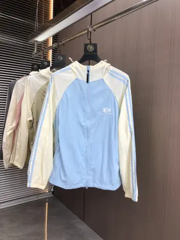 Imported fabric hooded sun protection shirt Replica Balenciaga Hoodies and Sweatshirts
