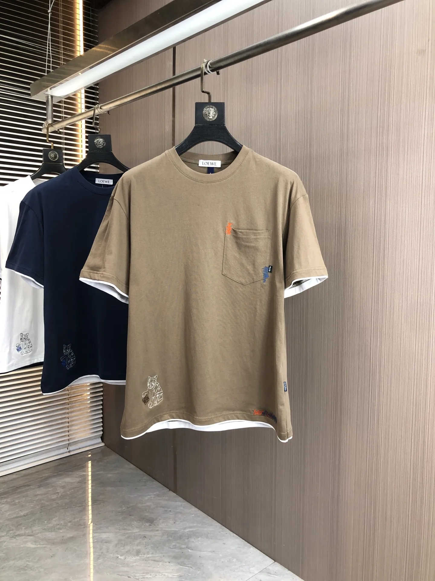 Loewe Spring and summer new fashion round neck short sleeve