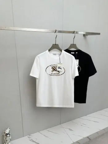 Latest short-sleeve round-neck T-shirt Replica Burberry Tshirts and Polos